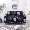 Tropische bladeren Elastische Sofa Cover Stretch Couch Slipcover Woonkamer Sectional Case Sofa Meubels Protector 1/2/3/4 Seater LJ201216