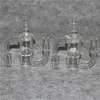 Tappo Carb Cyclone in vetro fumé con 25mm XL 4mm di spessore Flat top Quartz Banger Terp Pearl Insert Nail 10mm 14mm per Smoking Bong