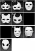 Papper DIY Party Mask Other Makeup Creative Painting Halloween Chirstmas Party Children Women Men Half Face Full