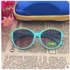 Fashion Kids Boys Filles Wave Design Arm Uv Protection Cateye Sunglasses Shades Numes Eyewear 13412436066