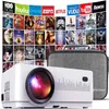 US STOCK DBPOWER L21 LCD Video Projector with Carrying Case, 6000L 1080P Supported Full HD Projector Mini Moviea04 a05