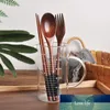 3pcs Korean Dinnerware Set Wooden Tableware Set Spoon Fork Chopsticks Luxury Cutlery Gift Flatware Dishwasher Safe