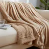 AB Side Coral Velvet and Lamb Cashmere Blanket Soft Thick Blanket for Bed Sofa Warm Fleece Sherpa Blanket for Bedroom 13 colors 201111