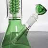 12-calowy haisah wodna paliwa rury szklane bonga rozproszeniu zlewki szklany bubbler w / lodu łapacz 14mm kobiece miski