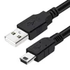 V3 usb data Charging cable 80cm black color mini usb charger cables for mp3 mp4 digital camera gps dvd media player