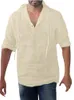 2020 Lato Nowa męska koszula z długim rękawem Czysta kolor Brytyjski styl męska dorywczo puloweru z kapturem