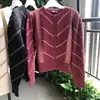 Femmes pull automne/hiver produits Mohair col rond simple boutonnage lâche tricot Cardigan pull veste femmes 201222