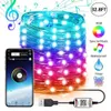 RGB Color Bluetooth String Light Feliz Natal Decorações para Decoração de Árvores em Casa Xmas Navidad Presentes Ano Y201020