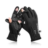 Mannen en vrouwen Outdoor Waterdichte vinger blootgesteld Touchscreen Winter Fleece Fleece Thermische motorfietscyclus Racing Ski -handschoenen 2201082587