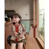 enfants chandail gilet bébé fille automne nouveau style coréen top extérieur bébé tricoté gilet manteau LJ201124