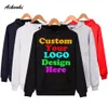 Personnalisé 3D Hoodies Texte Photo 3D Full Print Hommes Femmes Personnalisé Personnaliser Sweat Personnalisation Drop ship Brand Design C1117