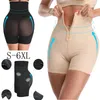 Contrôle Culotte Corset Body Shaper Taille Haute Minceur Contrôle Du Ventre Minceur Sous-Vêtements Hip Butt Lifter Shaperwear Plus La Taille T200707