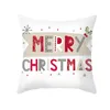 70 Style Elk Santa Claus Christmas Cushion Cover Merry Noël 2020 Gift Cadeau décorations de Noël