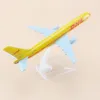 16cm legering Metal Air DHL B757 Airlines Airplane Model Boeing 757 Airways Plan Stand Diecast Aircraft Kids Gifts Y200104303S