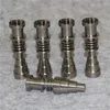 Wholesale hand tools Universal Gr2 Titanium Nail Male and Female 16 20mm 6IN1 domeless Ti Nail for wax dab glass bongs