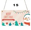 Die neueste Größe von 10 x 20 cm, Weihnachtsschmuck, 20 Arten von Weihnachtsbaumdekorationen und Holzprodukte hängen Tags, kostenloser Versand