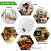 Carbon Monoxide Detector CO Alarm Detector Sensor Battery Operated with LCD Digital Display for House Kitchen Bedroom Living Room Basement Garage Hotel Office
