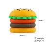 Hamburger silikon słoiki odrobinę wosku pojemnik oleju kolorowe 5 ml silikonowe pojemniki MOQ 1 sztuk226s