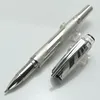 New metal Ceramics circle carved Ballpoint Pen / Roller Ball Pen Stationery School Office Writing Pens gift