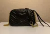 Luxurys Mulheres Cadeia Crossbody Bags Designers Coração V Onda Padrão Bolsas De Ombro Messenger Bags Pruse Chain Tote