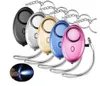 130db Egg Shape Self Defense Alarm Girl Women Security Protect Alert Personal Safety Scream Loud Keychain Alarm systems