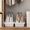 WBBOOMING Home Three Shoes Racks Plastic Japanese Shoe Storage Box Space Saver Organizer Cupboard Cabinets Creative Container Y1113