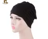 Cotton Sleep Night Slouchy Cap Curly Women Girl Bonnet Headwear Gifts for Frizzy Long Hair