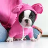 Mops Kleidung Französische Bulldogge Kleidung Frenchie Hund Hoodie Sweatshirt Mantel Winter Haustier Outfit Pudel Pomeranian Schnauzer Kleidungsstück LJ200923