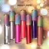 Inget märke! Glitter Lip Gloss Diamond Pearl Coloful Cap Shiny Glossy Waterproof Long Lipgloss Acceptera anpassad logotyp!