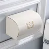 waterproof bathroom tissue box holder Antique toilet paper roll holder European style kitchen white paper rack T200425