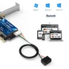 EDUP 600M WiFi PCI Express Adapter Dual Band 5GHz/2,4GHz Wireless Bluetooth PCI-E Netzwerkkartenadapter für Desktop Win10/8/7