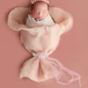 Ylsteed Newborn Photography Puntelli Coperta per neonati in morbida lana Basket Filler Lana Fluff Basket Stuffer Newborn Shooting Swaddle Wraps LJ201014