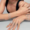 Moda 2021 nuovi gioielli da donna Micro Pave Clear Cubic Zirconia CZ filo spinato braccialetto braccialetto all'ingrosso di alta qualità