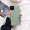 Candy Color Matte Case Soft TPU Cover For iphone 12 11 Pro Max XS XR X 6 7 8 plus Galaxy S10 S20 NOTE 10 A10S A71 1000PCS/LOT CRexpress