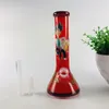 Vaso luminoso Bong Hookahs Bongs de agua de vidrio Tubos de colores Embriagador Mini tubo Dab Rigs Pequeño burbujeador Vaso reciclar plataforma petrolera