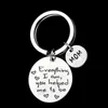 Keychains D7WB Dad Gifts Keychain Christmas Mother Present Birthday For Daddy Mom