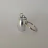 16x25mm 5 Color Aluminum Alloy Angel Wings Cremation Urn Keychain for Ashes Pet/Human Mini Memorial Urn Funeral Jar