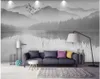 Nature paysage fonds d'écran 3d peintures murales papier peint pour salon paysage peinture abstraite peinture TV fond mur