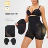 NINGMI Donne Butt Lifter Shaper Mutandine Plus Size Hip Shapewear Intimo Hip Enhancer Vita alta Senza cuciture Panty Control Panty 220307