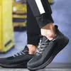 Дышащие безопасные мужские рабочие ботинки стальные панки с покрытием неразрушимая обувь безопасности легкие удобные кроссовки y200915