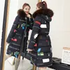 SWREDMI Dicke warme weibliche Jacke schlanker Kordelzug Winter Damen Parkas Plus Größe 3XL wattierte Mäntel mit Kapuze auf beiden Seiten tragen 201210