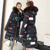 SWREDMI Épais Chaud Femme Veste Slim Cordon d'hiver Parkas pour femmes Plus Taille 3XL Manteaux ouatés à capuche des deux côtés 201210