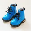 New baby Boys Girls Martin Boots Spring Autumn Pu Leather Shoes Children Fashion Snow Boots Toddler Kids Warm Winter Boots