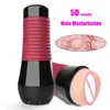 NXY Sex Masturbators 19 cm männlicher Masturbator 5d Vaginal Echte Muschi für Männer Penispumpe Eichel Saugen Exerciser Soft Cup Erotikprodukt Spielzeug Erwachsene 18+ 220127