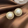 ダンニャンチャンデリアデボークスD'オレイユ925銀の針の贅沢なイヤリングネットレッドは女性のための真珠の完全な誇張