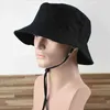 Men Large Size Fisherman Hat Pure Cotton Sun Cap Male Bucket Big Head Man Plus Boonie 57-60cm 60-62cm 62-64cm 220114