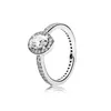 High quality 100% 925 Sterling Silver fit pandora Ring Heart Sparkling Teardrop Ring Elegant Romance Jewelry Engagement Lovers Fashion Wedding Couple For Women