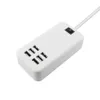 30W 6 Ports USB Wall Socket Charger 6 HUB Fast Charging Extension Power Adapter for Cell Phone Tablet