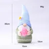 イースターGnome Boys Boys Girls Fackesles Bunny Dwarf人形豪華なウサギの矮星のイースターホリデーパーティのテーブルの装飾