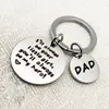 Keychains D7WB Dad Gifts Keychain Christmas Mother Present Birthday For Daddy Mom